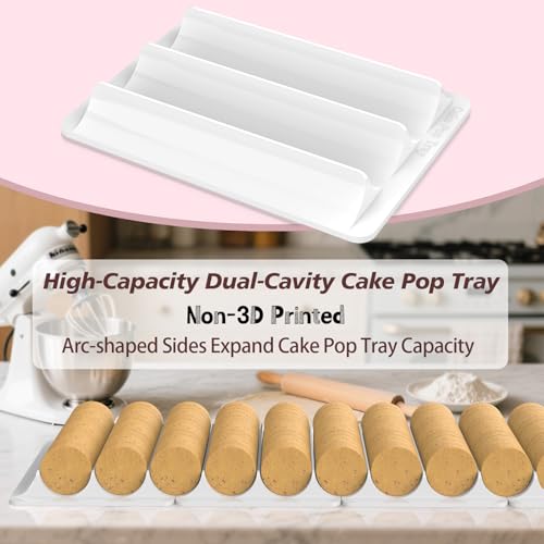 Basic Cake Pop Molds Set - Round Cutter & Tray for Baking - Includes Variation