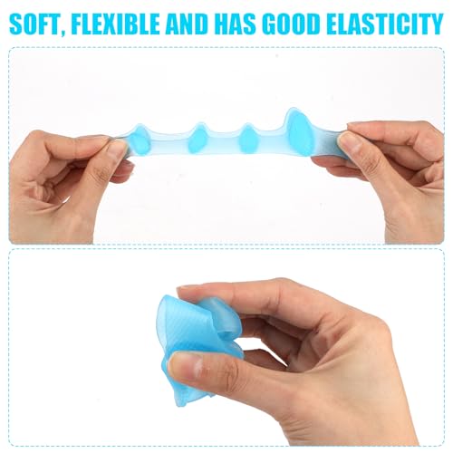 Gosknor Silicone Toe Separators for Pedicure and Toe Correction (2 Pack)