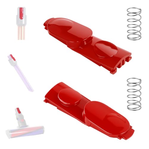 2Pcs Cleaner Head Clip Latch Tab Button, Replacement for Dyson V7 V8