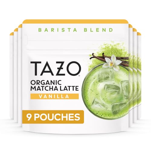 TAZO Organic Vanilla Matcha Latte Powder - 10 Servings