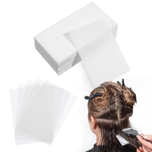 Disposable Hair Perm Papers 100pcs End Papers for Salon Curling (15x7.5cm)