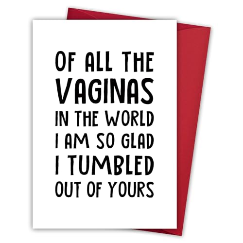 Funny Birthday Card for Mom - Unique Gag Gift from Kids