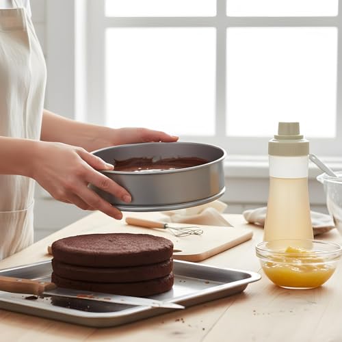 Grevosea 350ml Cake Syrup Dispenser - Reusable Squeeze Bottle for Sauces