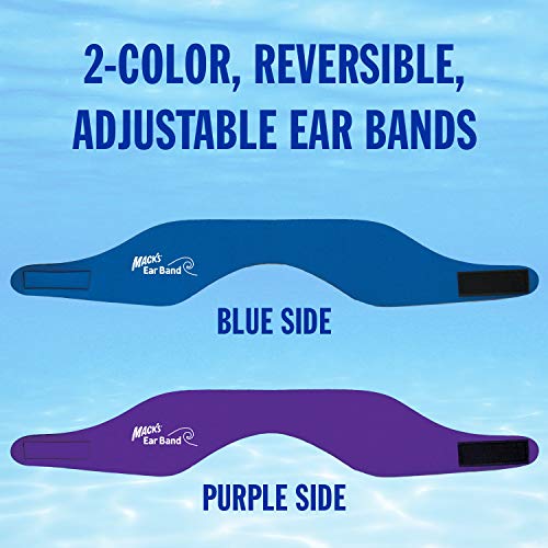 Mack's Swimming Headband - Neoprene Ear Band for Water Protection