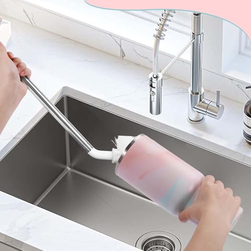 5 Gallon Water Jug Cleaning Brush Set - Flexible Bottle Cleaner