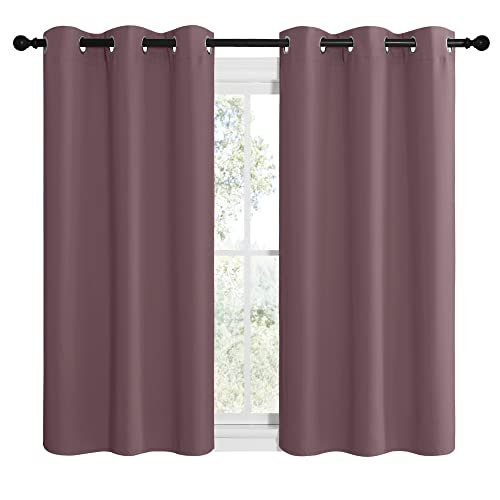 NICETOWN Blackout Curtains, Set of 2, 42x48-Inch Thermal Insulated Drapes