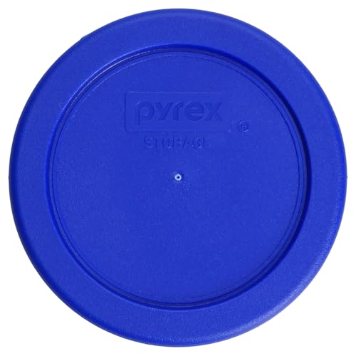 Pyrex 7202-PC Cadet Blue Replacement Lids - 3-Pack, BPA-Free