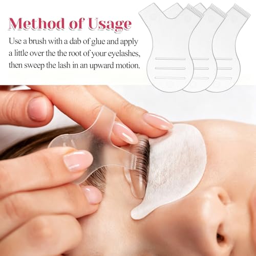 JJUNW 80 Pcs Y Shape Eyelash Lift Brush and Perming Tool