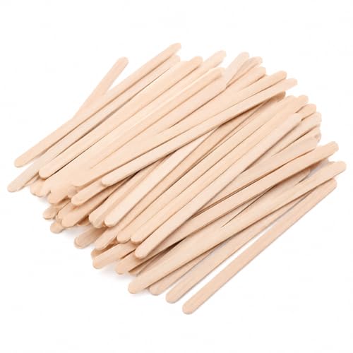 5.5 Inch Premium Birch Wood Coffee Stir Sticks - 200 Count