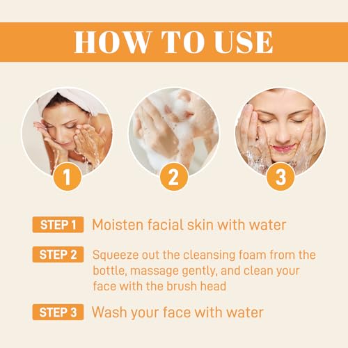 Turmeric Foaming Facial Wash & Cleanser for Face and Body - 100ml