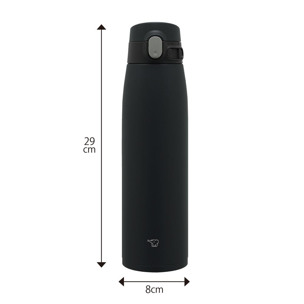 Zojirushi SM-VS95-BA Water Bottle, One-Touch Stainless Steel Mug, Seamless, 32.4 fl oz (950 ml), Black