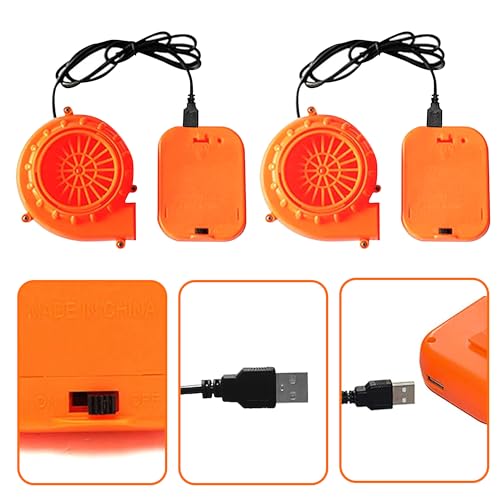 Replacement Air Blower Fan for Inflatable Costumes - 2 Packs