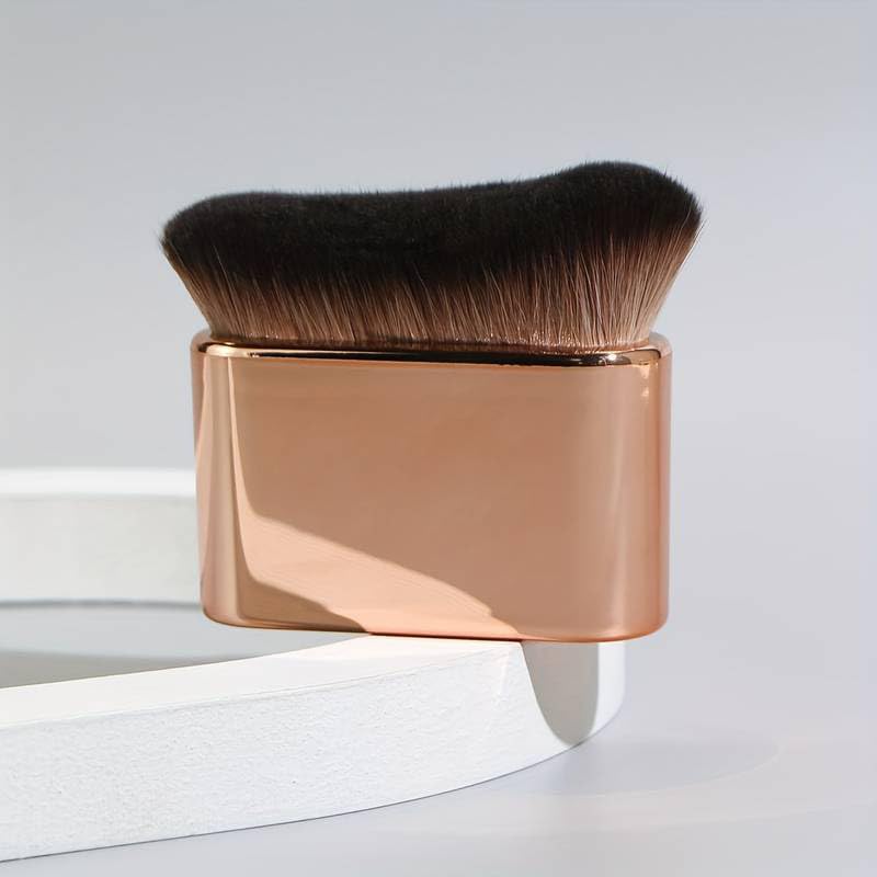Self Tanning Brush Rose Gold Soft Bristles for Face and Body Makeup
