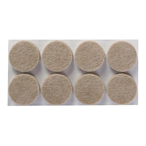 Scotch Felt Furniture Pads 1 Inch Round Beige 32 Pack
