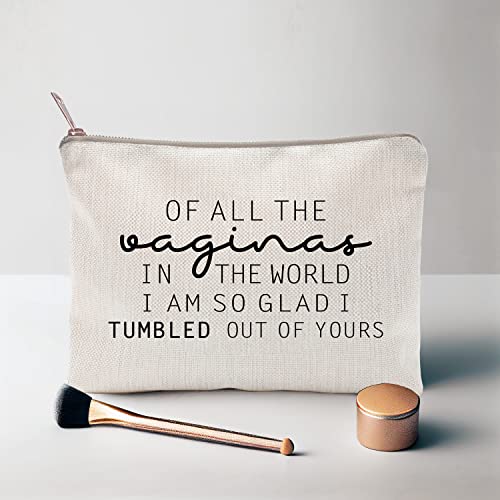 Funny Mother's Day Makeup Bag Gift from Daughter and Son