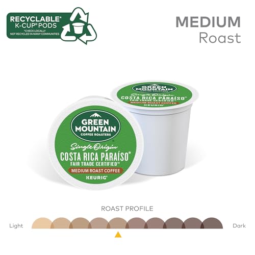 Green Mountain Coffee Costa Rica Paraiso K-Cup Pods - Medium Roast, 96 Count