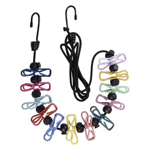 Karebeen Retractable Clothesline - Portable Black Rope for Travel