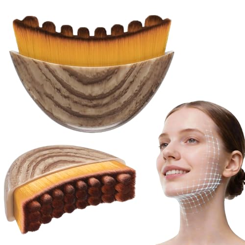 Lymphatic Contour Face Brush for Sculpting & Drainage