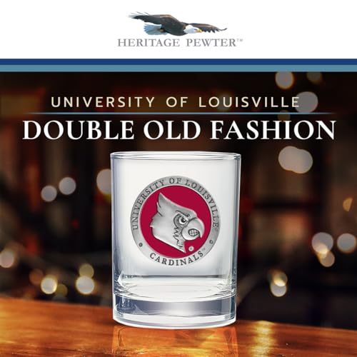 Heritage Pewter Louisville Double Old Fashion Glass 14 OZ - Pewter Liquor Glass