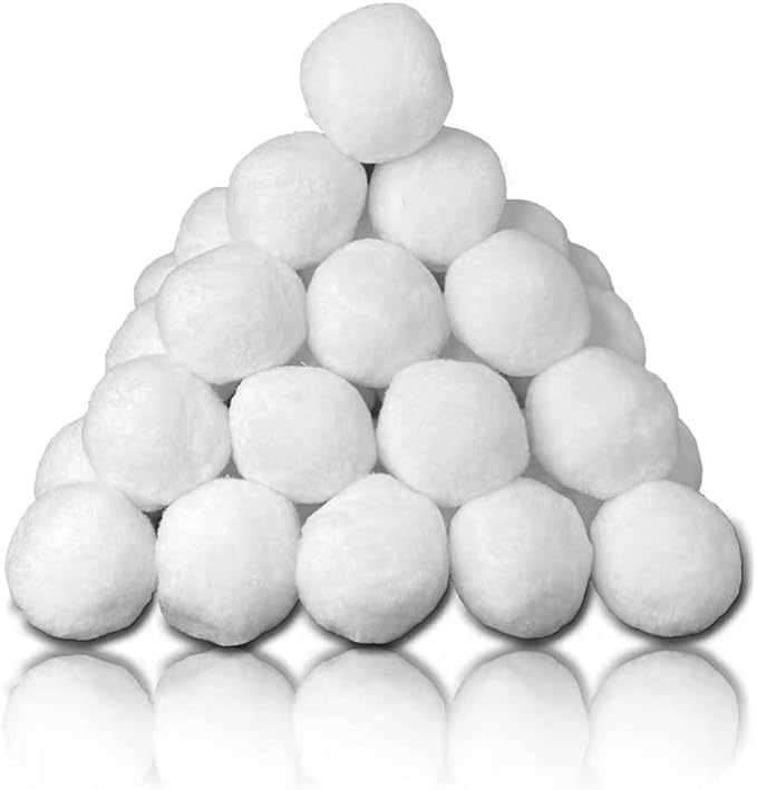 Supoice 20 Pack Snow Balls - Realistic 3-Inch Indoor & Outdoor Snow Fight Toys for Holiday Fun