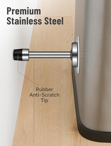 NiHome 2 PCS Stainless Steel Wall Protector for Trash Can