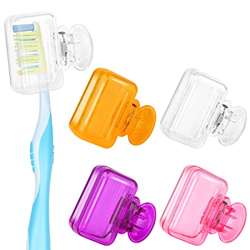 Abilat 4-Pack Plastic Toothbrush Covers and Protective Travel Caps