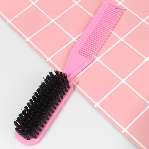 Double-Sided Neck Duster Brush with Soft Nylon Bristles for Barber and Home Grooming