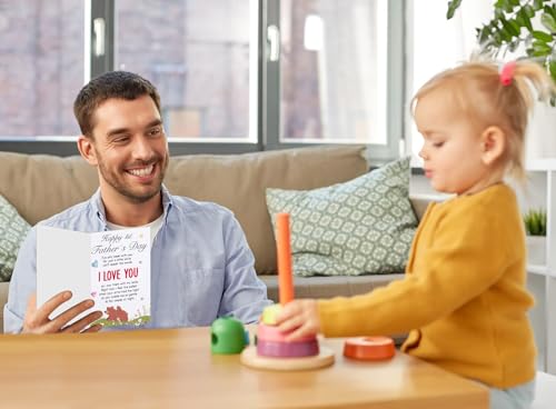 Happy 1st Father's Day Card for New Dads - Cute Papa Bear Design