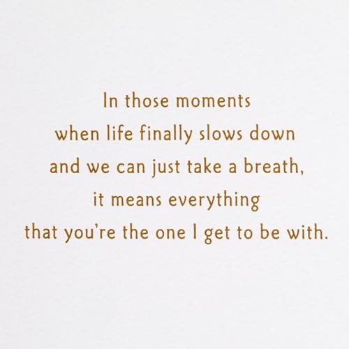 Hallmark Anniversary Card - Next to You Is My Happy Place