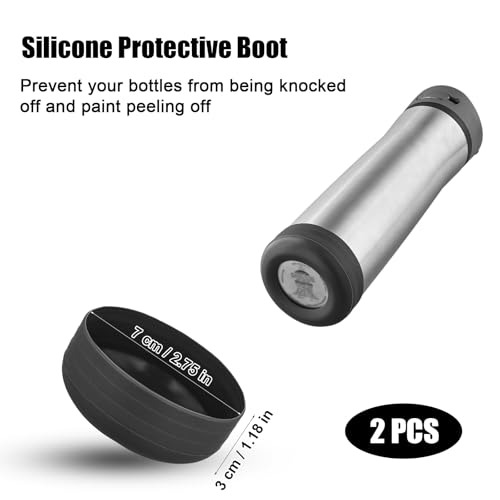 2pcs Silicone Water Bottle Boot for Contigo Ashland Chill 24oz, Protective Water Bottle Bottom Sleeve for Bottle Protection Accessories