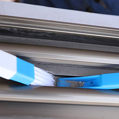 2-Pack Window & Track Cleaning Brushes with Dustpans - Detachable & Reusable