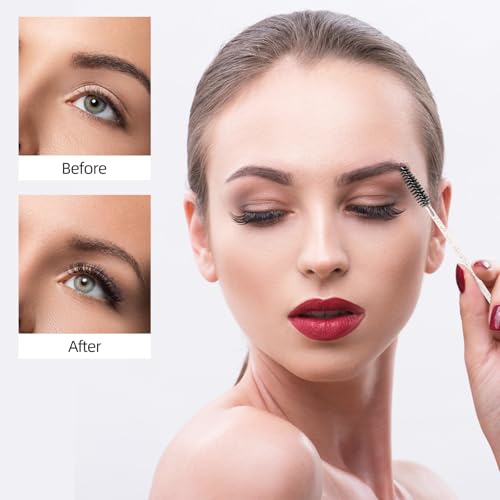 Tbestmax 200Pcs Disposable Mascara Wands & Eyelash Brushes