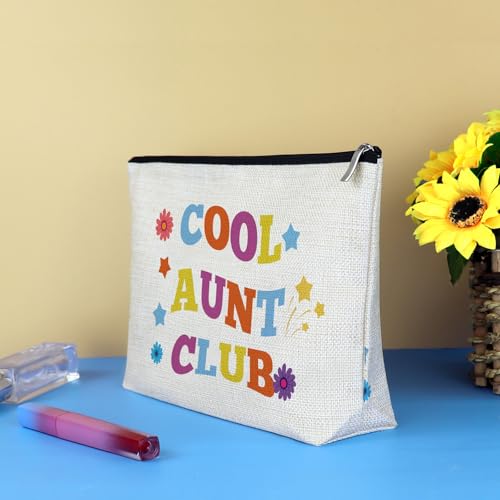 Aunt Makeup Bag Gift from Niece and Nephew - Travel Toiletry Pouch