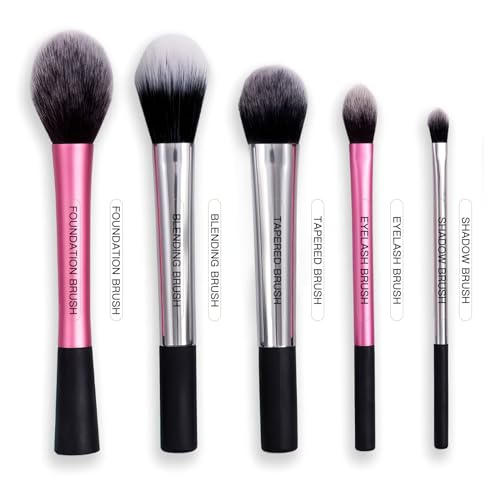 HVSWLY 210 Pcs Waterproof Makeup Brush Name Labels Clear Self-Adhesive