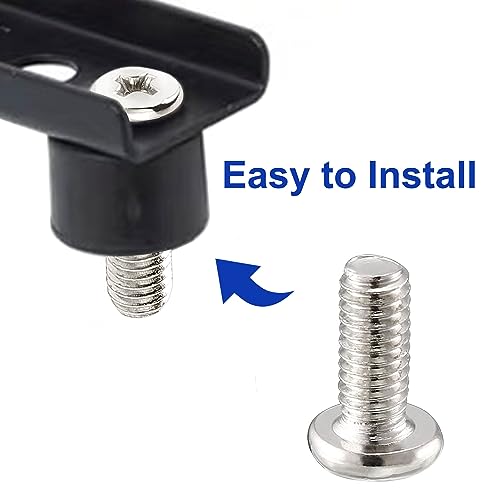 M4 x 10mm Stainless Steel TV Mounting Screws - 10 Pack