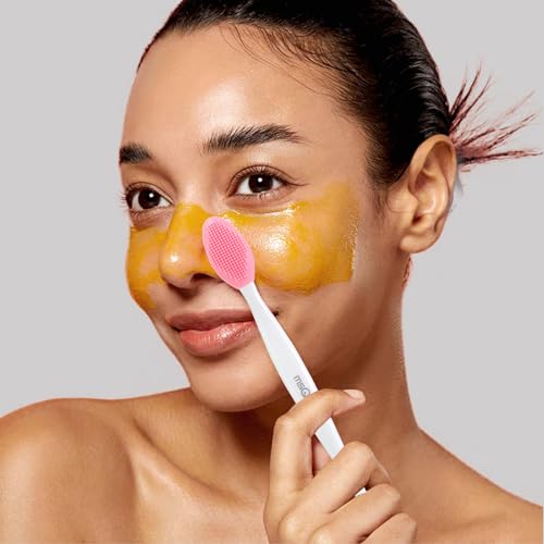 MSQ 5 PCS Double-Ended Silicone Lip Scrub Brush and Nose Cleaner