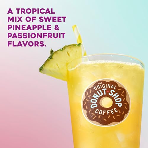 The Original Donut Shop Pineapple Passionfruit Iced Refreshers K-Cup Pods, 60 Count