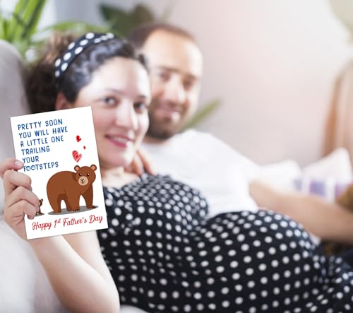 Funny 1st Father's Day Card for New Dad - Happy Father's Day Gift