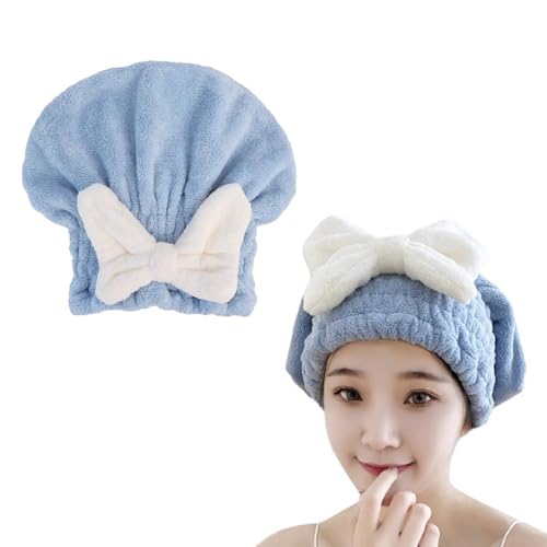DeaHea Microfiber Hair Towel Wrap - 2 Pack Super Absorbent Quick Dry Turban