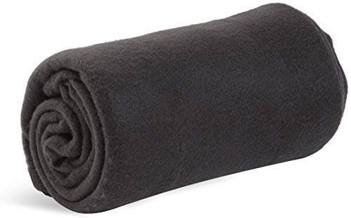 Solid Black 50x60 Ultra Soft Hypoallergenic Fleece Throw Blanket