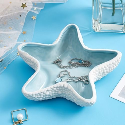 Starfish Jewelry Tray - Ceramic Ring Holder & Trinket Dish