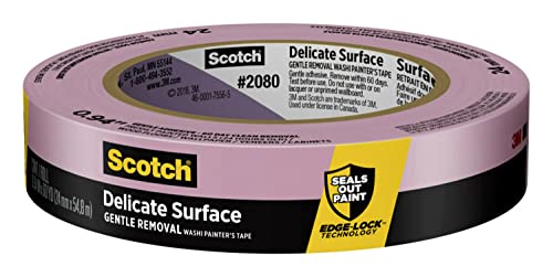Scotch Delicate Surface Painter's Tape - 1 Inch Wide, 60 Yards