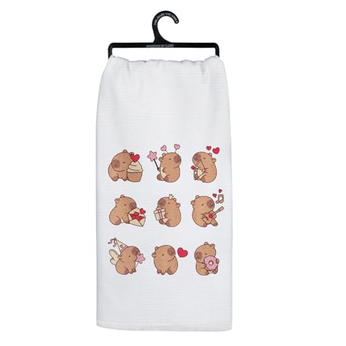 Capybara Kitchen Towel Microfiber Decorative Hand Towel 16x24