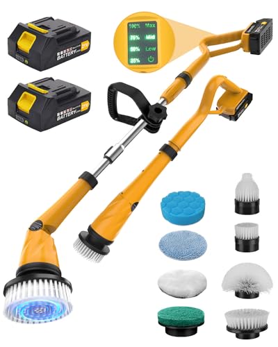 Qimedo Adjustable Multi-Angle Effortless Handle for Electric Spin Scrubber