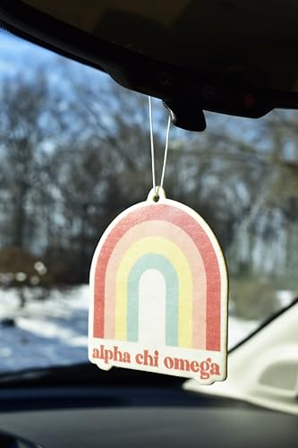 Kappa Kappa Gamma Rainbow Air Freshener - 2 Pack, Floral Scent