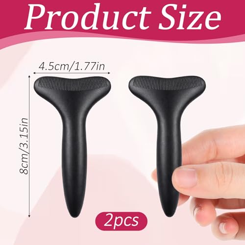 Tweruna Silicone Mascara Shield Applicator Guard (2 Pack Black)