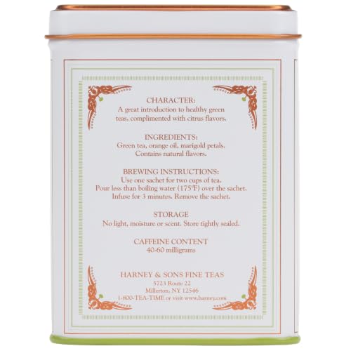 Harney & Sons Citron Green Tea - 20 Pyramid Sachets