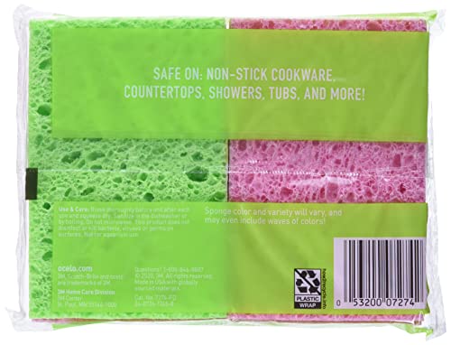 ocelo Multi-Purpose Handy Cellulose Sponges, 4-Pack