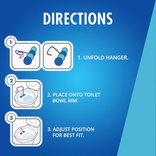 Soft Scrub 4-in-1 Toilet Bowl Rim Hanger, Sapphire Waters, 6 Count
