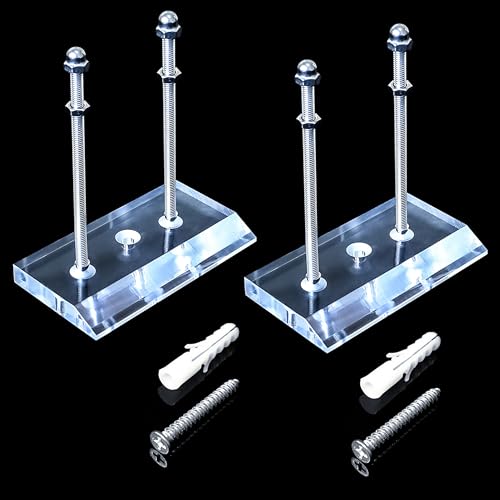 2 Pack Skateboard Wall Mount with Installation Screws Skateboard Display Mount Skateboard Hanger for Safely Store and Display Your skis Snowboards Scooters longboards and More
